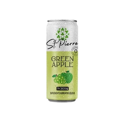 Bebida Gaseificada St Pierre Moving Zero Green Apple 310ml